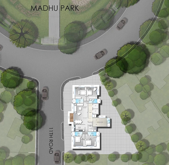 Master Plan of S Raheja Natraj in Khar West, Mumbai - Image 305117