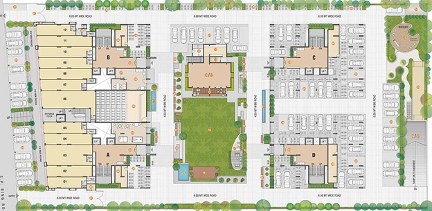 Master Plan of Swarnim Dharti in Vaishnodevi Circle, Ahmedabad - Image 269997