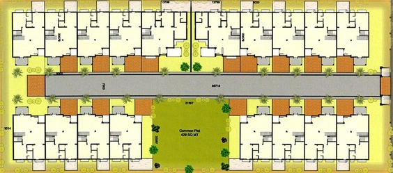 Master Plan of Swarnim Villa in Chharodi, Ahmedabad - Image 270131