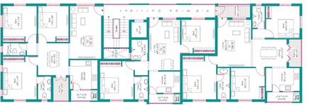 Floor Plan of Vishnu Palmera Garden in Rajakilpakkam, Chennai - Image 267956