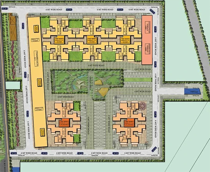 Master Plan of Osb The Venetian in Sector 70, Gurgaon - Image 237531