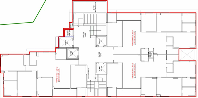 Floor Plan of Rashmi Skyscape in Thaltej, Ahmedabad - Image 266441