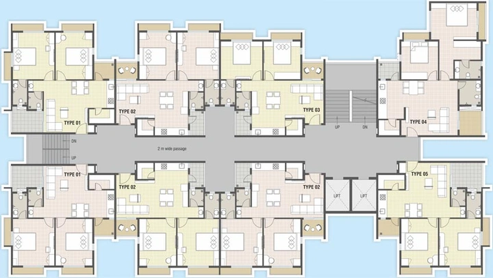 Floor Plan of Katira JV Translife in Nizampur, Vadodara - Image 128431