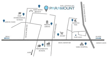 Location of Millennium Paramount - Image 349184