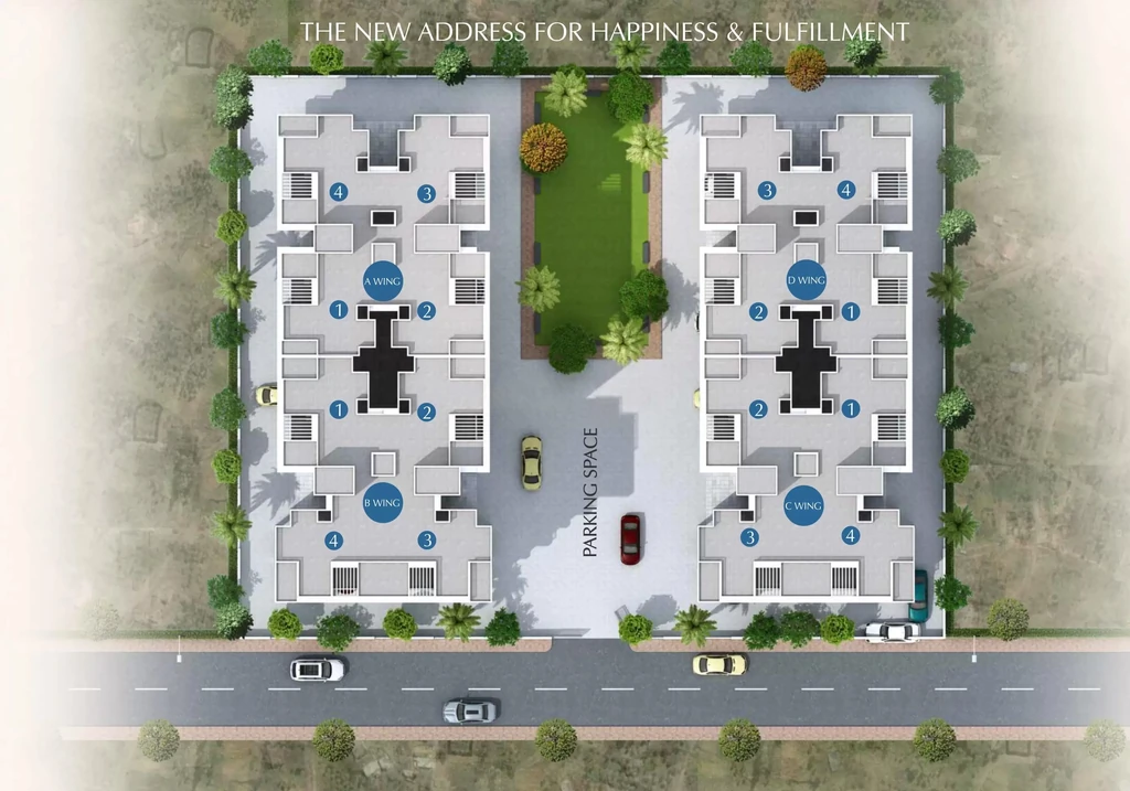 Master Plan of Millennium Paramount in Chikhali, Pune - Image 349185