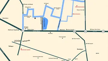 Location of Raghavendra Panchajanya Heights - Image 125929