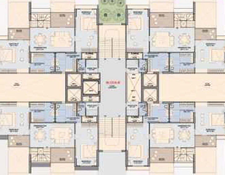 Floor Plan of Shridhar Anantara Alora in Science City, Ahmedabad - Image 259845