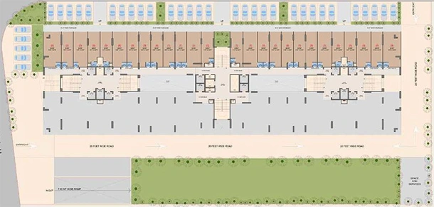 Master Plan of Shridhar Anantara Alora in Science City, Ahmedabad - Image 259844
