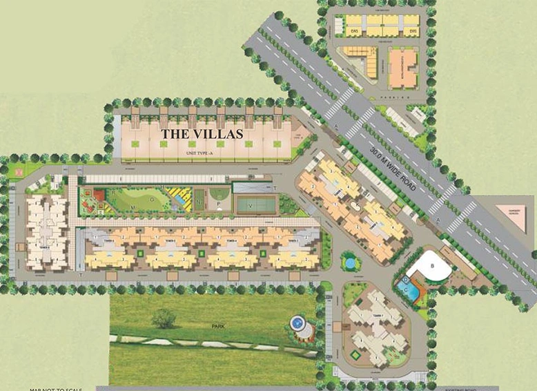 Master Plan of Satya The Villas in Sector 103, Gurgaon - Image 237774