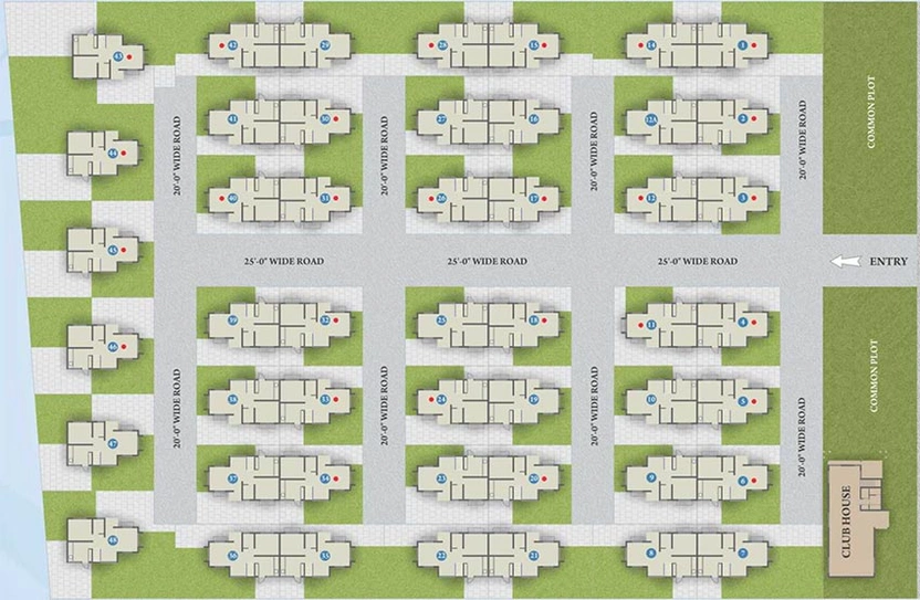 Master Plan of Addor Shilon Greens in Dahegam, Gandhinagar - Image 259825