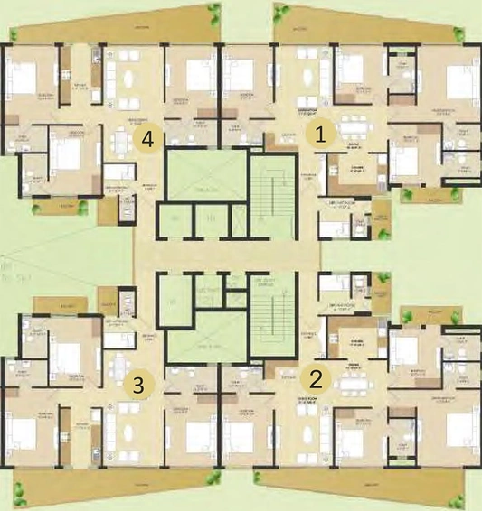 Floor Plan of Sare The Grand in Sector 92, Gurgaon - Image 237740