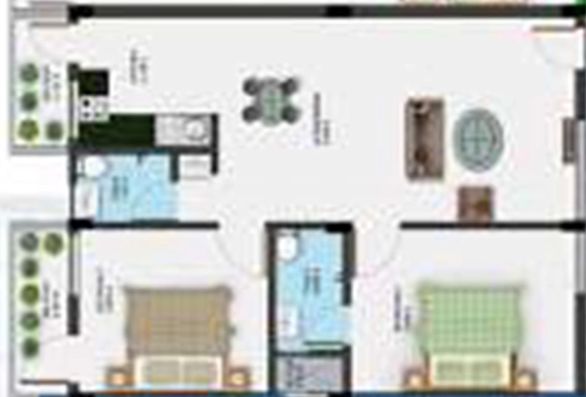 2 BHK Flat in Nirmala Vihar in Juggaur, Lucknow - Image 843581