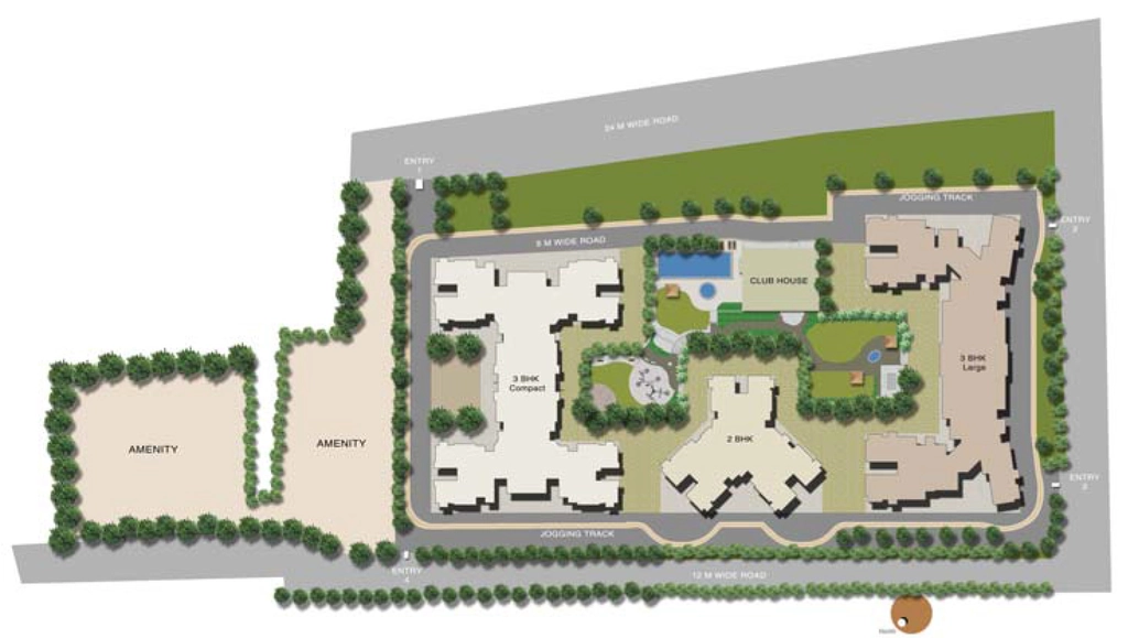 Master Plan of Tata Inora Park in Undri, Pune - Image 350230