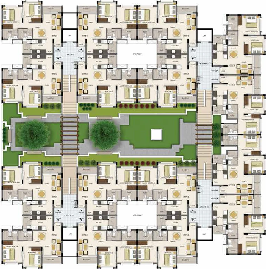 Floor Plan of Tata Santorini in Poonamallee, Chennai - Image 334833