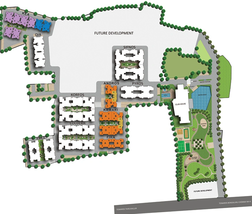 Master Plan of Tata Santorini in Poonamallee, Chennai - Image 334832