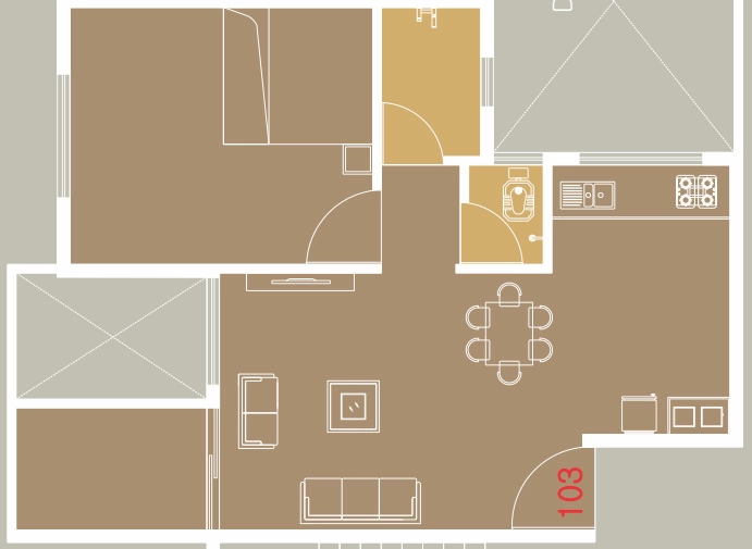 1 BHK Flat in Marne Maithili Empire in Ravet, Pune - Image 888718