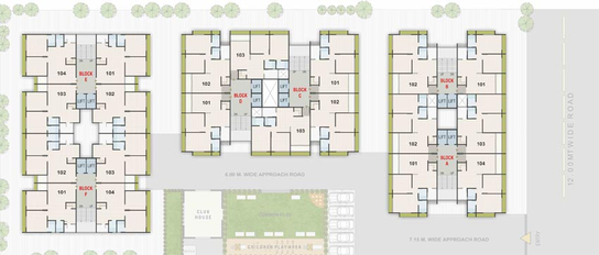 Master Plan of Sarjan Sky in Nava Naroda, Ahmedabad - Image 126742