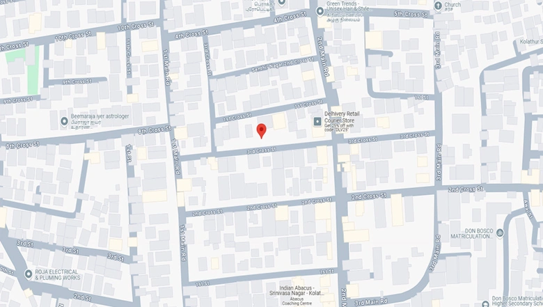 Location of Pushkar Monte Carlo in Kolathur, Chennai - Image 225615