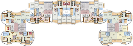 Floor Plan of Mehta Amrut Pearl in Kalyan West, Thane - Image 242992