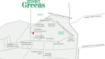 Location of Zaveri Greens - Image 126217