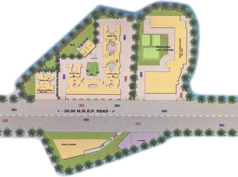 Master Plan of Mehta Amrut Heaven in Kalyan West, Thane - Image 242977