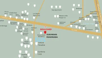 Location of Sukhwani Boulevard Commerz - Image 350198