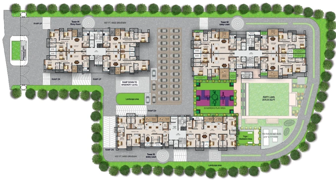 Master Plan of Pranami Crest in Hatia, Ranchi - Image 259724