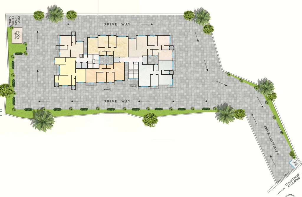 Master Plan of Chaitanya Vrindavan in Vile Parle East, Mumbai - Image 332943