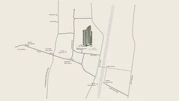 Location of Chaitanya Jeevan Kanchan - Image 333404