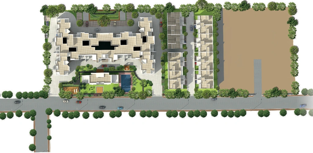 Master Plan of Jhala Manjri Greens 5 in Manjari Khurd, Pune - Image 352381