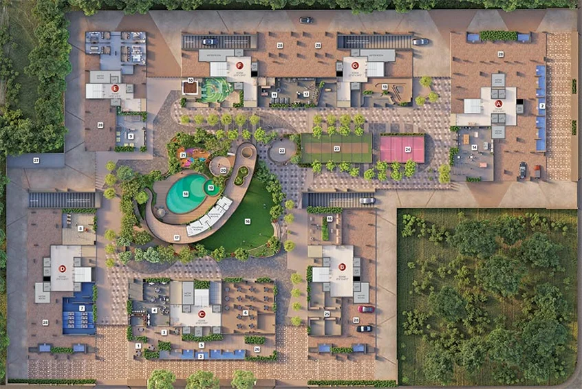 Master Plan of Raivat Turquoise Re45 in Sarkhej, Ahmedabad - Image 259941