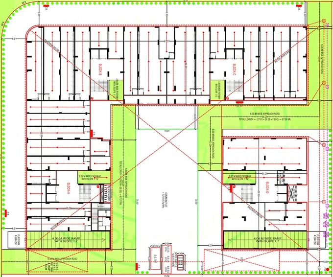 Master Plan of Ratna Turquoise Glamouere in Godhavi, Ahmedabad - Image 269679
