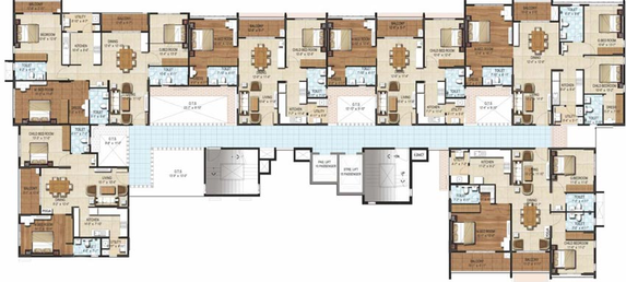 Floor Plan of DSR Waterscape in Horamavu, Bangalore - Image 123634