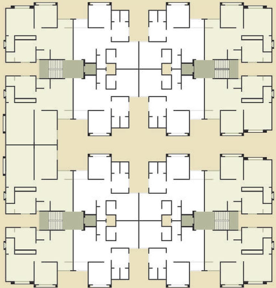 Floor Plan of Sakar Akshardham in Vastral, Ahmedabad - Image 266703