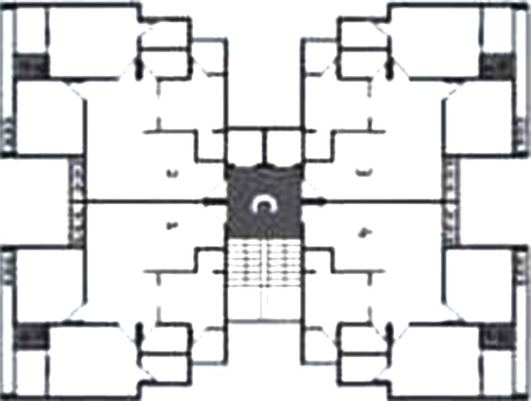Floor Plan of Avirat Silver Flora in Vasna, Ahmedabad - Image 262377