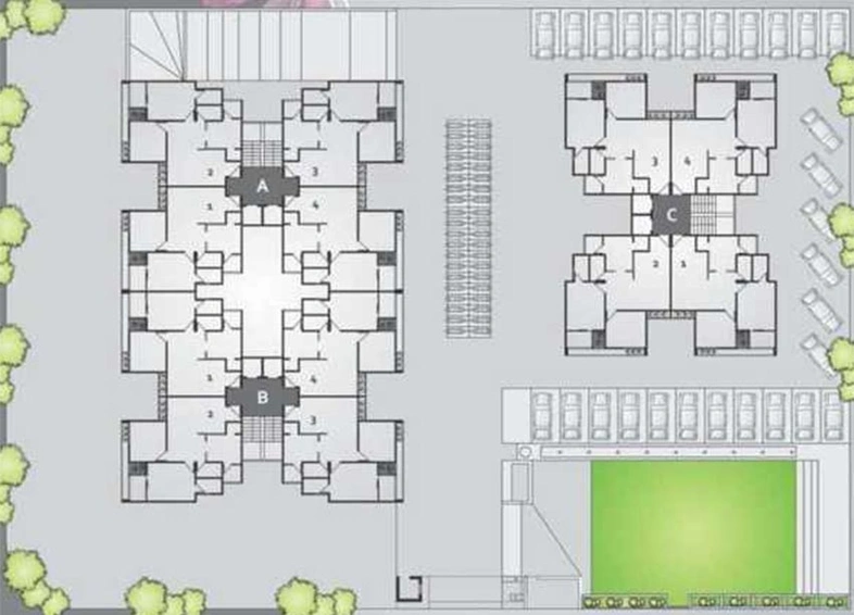 Master Plan of Avirat Silver Flora in Vasna, Ahmedabad - Image 262376