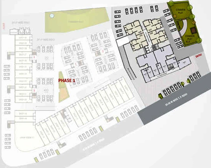 Master Plan of Avirat Silver Star in Chandlodiya, Ahmedabad - Image 262444