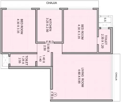2 BHK Flat in Majestic Sriniketan in Chembur East, Mumbai - Image 876549
