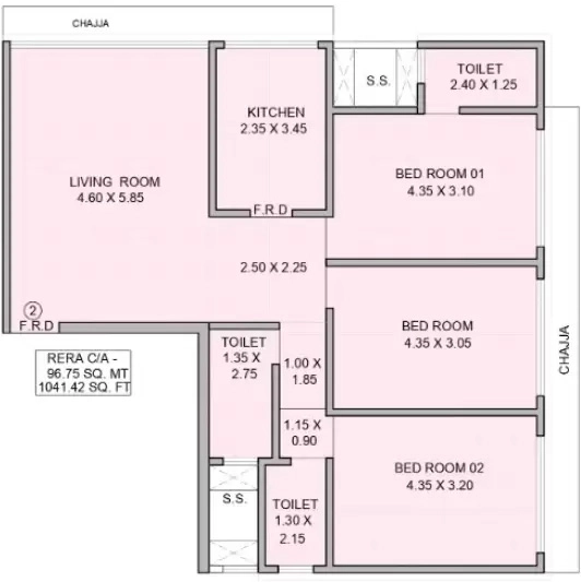 3 BHK Flat in Majestic Sriniketan in Chembur East, Mumbai - Image 876550