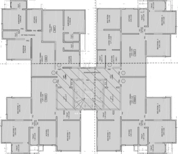 Floor Plan of Majestic My Divine in Chembur East, Mumbai - Image 329055