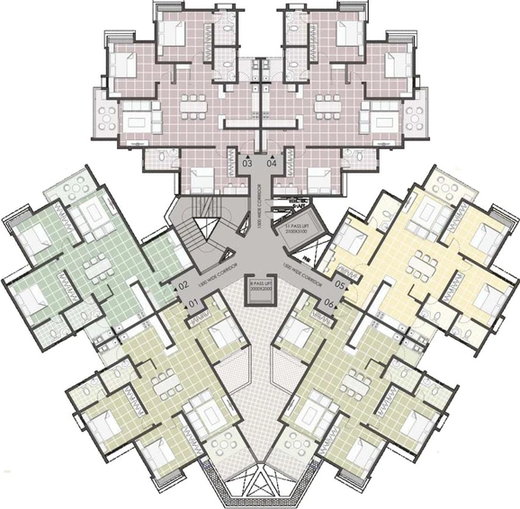 Floor Plan of Durga Petals in Marathahalli, Bangalore - Image 123645
