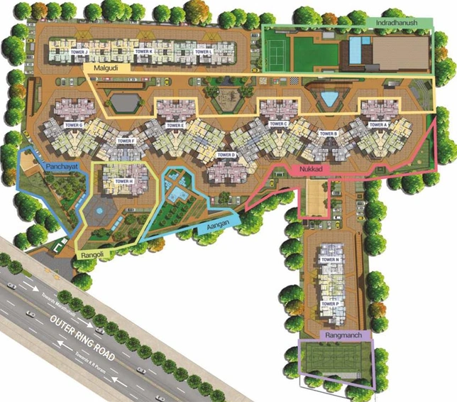 Master Plan of Durga Petals in Marathahalli, Bangalore - Image 123646