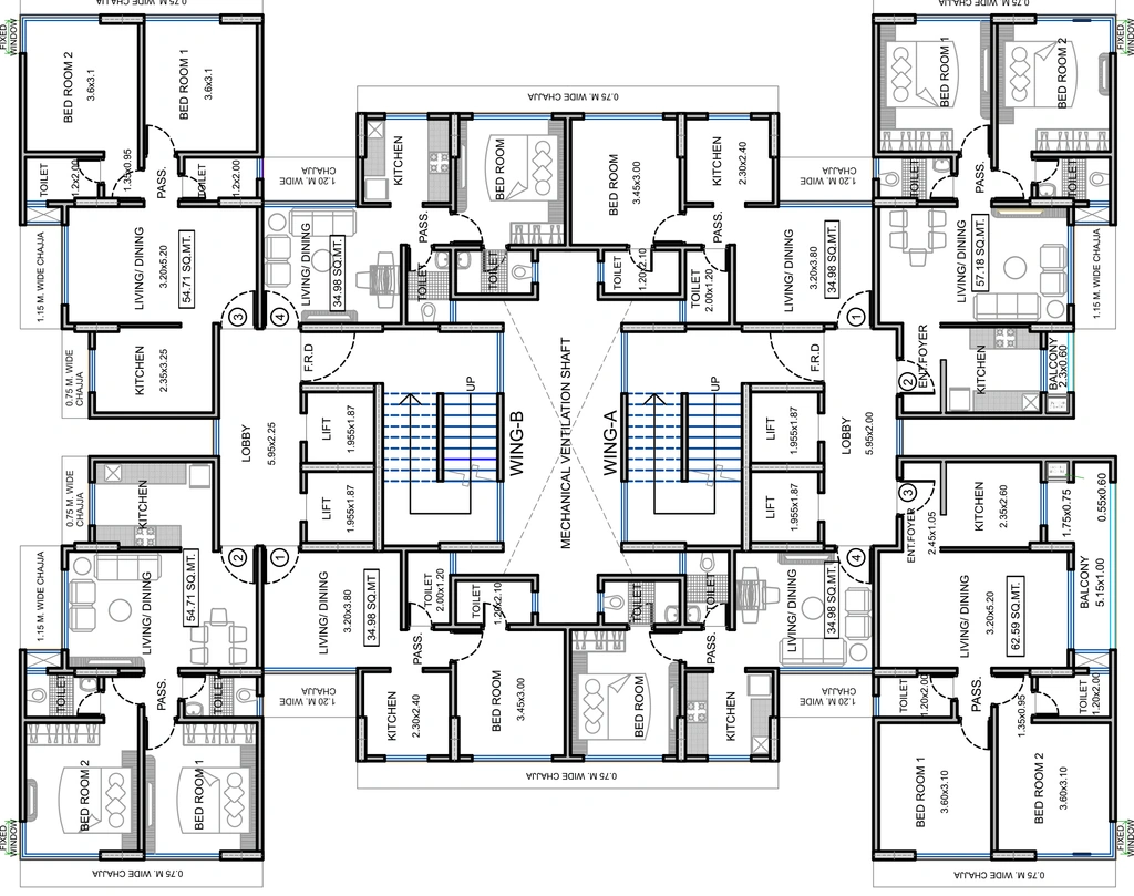 Floor Plan of Integrated Bhoomi in Ghatkopar West, Mumbai - Image 333466