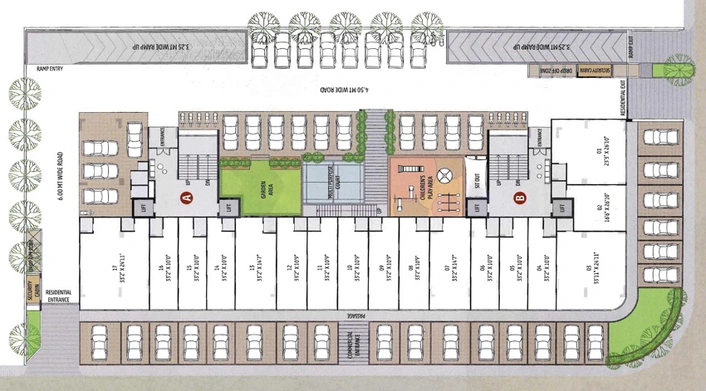 Master Plan of Aaditya One in Bopal, Ahmedabad - Image 123672