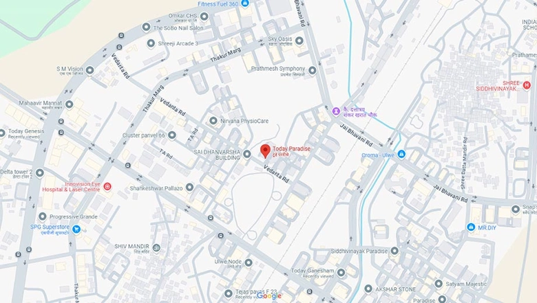 Location of Today Paradise in Ulwe, Navi Mumbai - Image 258600