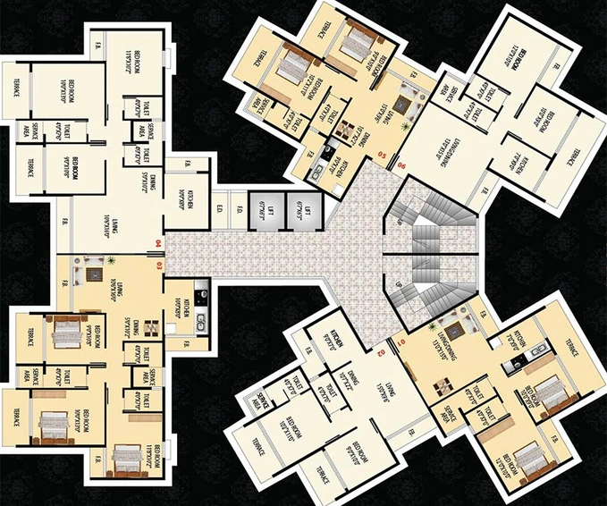 Floor Plan of Today Grande Vista in Ulwe, Navi Mumbai - Image 258488