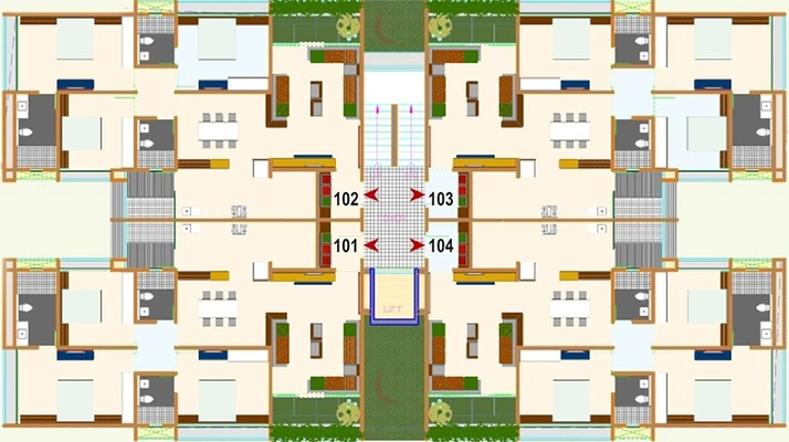 Floor Plan of Himalaya Calista in Paldi, Ahmedabad - Image 263443