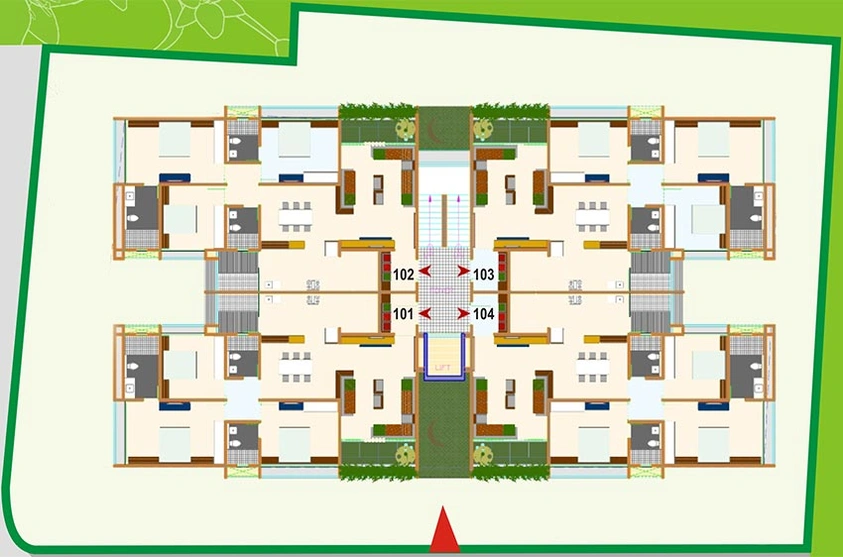 Master Plan of Himalaya Calista in Paldi, Ahmedabad - Image 263442