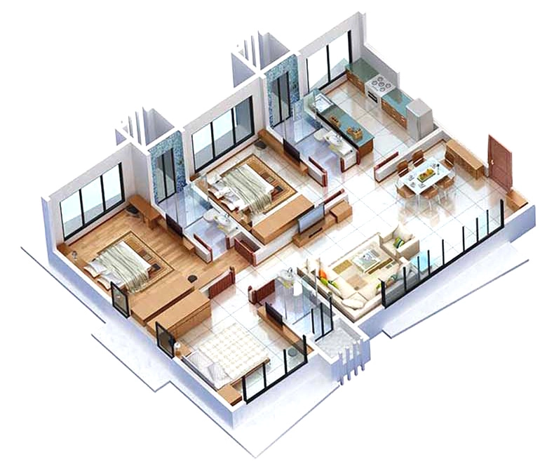 2 BHK Flat in Maverick Neelkanth Tirth CHSL in Mulund West, Mumbai - Image 875721