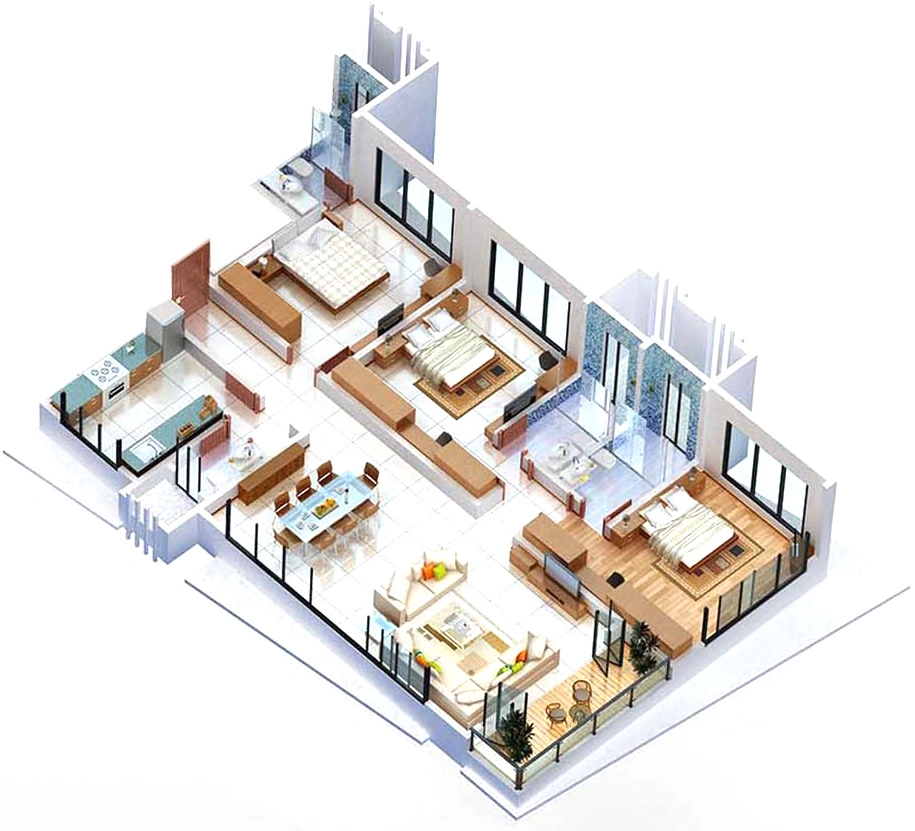3 BHK Flat in Maverick Neelkanth Tirth CHSL in Mulund West, Mumbai - Image 875725